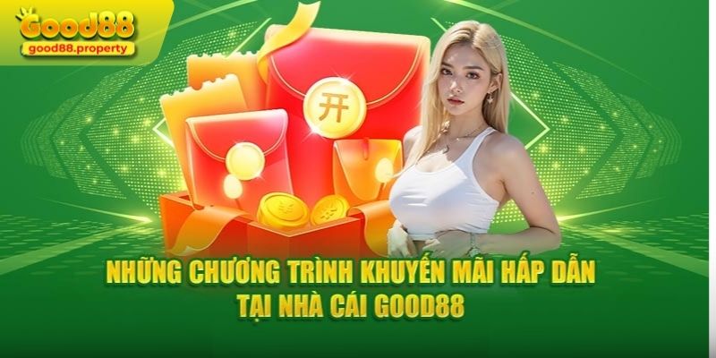 Nhiều chương trình khuyến mãi Good88 hấp dẫn được cập nhật mỗi ngày